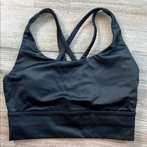 Lululemon Energy Longline Women's Black Sports Bra
